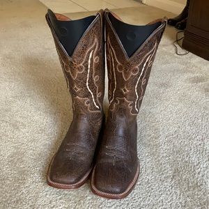 Lucchese 12D boots, SQUARE TOES & DBL-STITCH WELT!